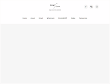 Tablet Screenshot of magfashiongroup.com